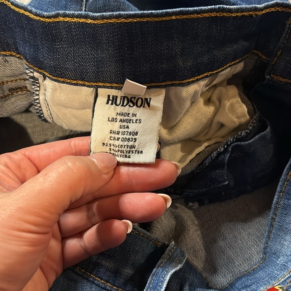 Hudson Harkin Crop Super Skinny Jeans, Size 27 - Picture 10 of 12